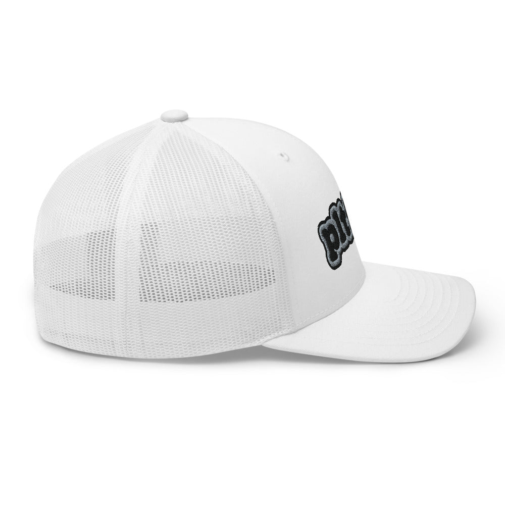 Silver Bubble Trucker Cap