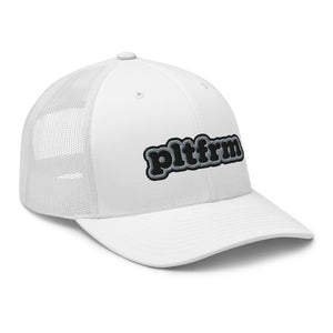 Silver Bubble Trucker Cap