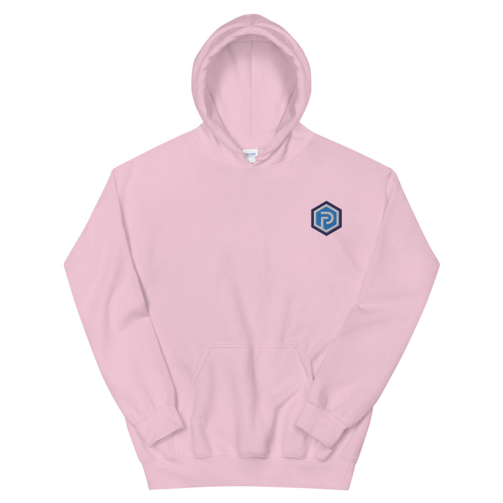 Embroidered Hexagon Hoodie