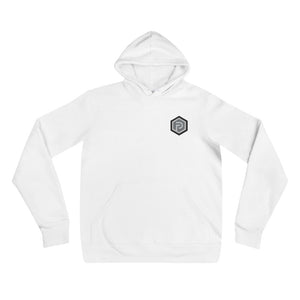 Silver Hexagon Embroidered hoodie